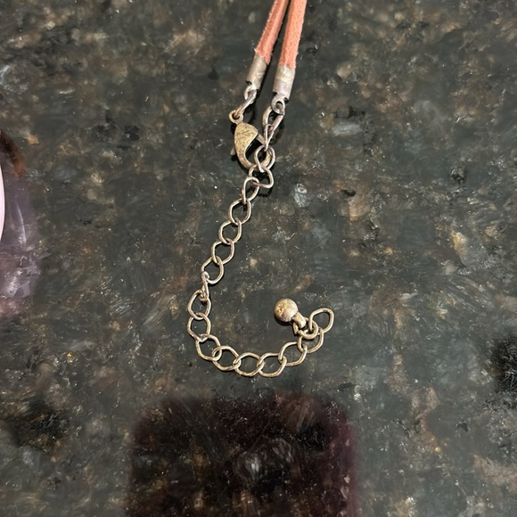 RARE Light Rose Quartz Tumbled Stone Necklace - Picture 4 of 5